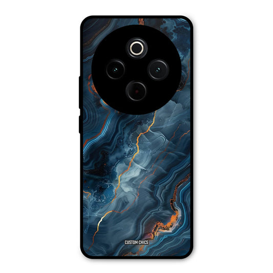 Blooming Blue Vivo T4 Mobile Back Cover - Aesthetic PrintShield Case