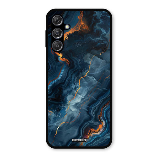 Blooming Blue Samsung Galaxy M34 5G Mobile Back Cover - Aesthetic PrintShield Case
