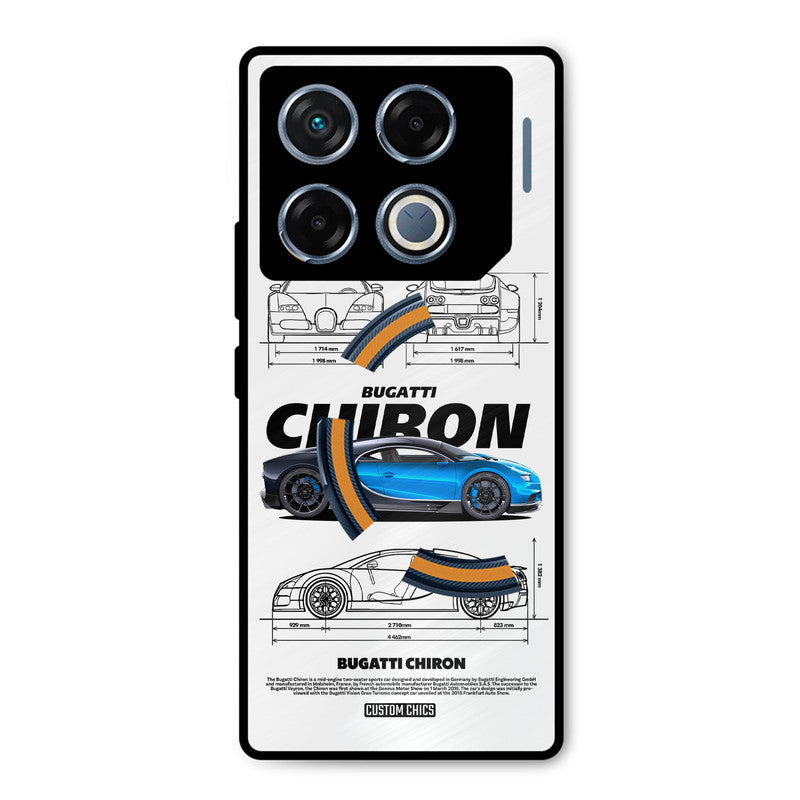 Blue Chiron Infinix GT 20 Pro Mobile Back Cover - Car&Bike PrintShield Case