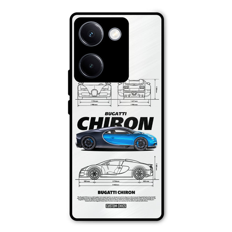 Blue Chiron Vivo Y300 Plus Mobile Back Cover - Car&Bike PrintShield Case