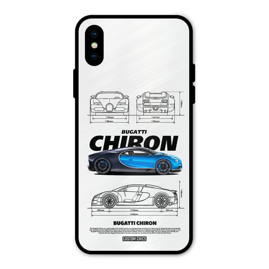 Blue Chiron iPhone X Mobile Back Cover - Car&Bike PrintShield Case