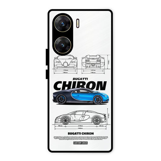 Blue Chiron Vivo V29e Mobile Back Cover - Car&Bike PrintShield Case