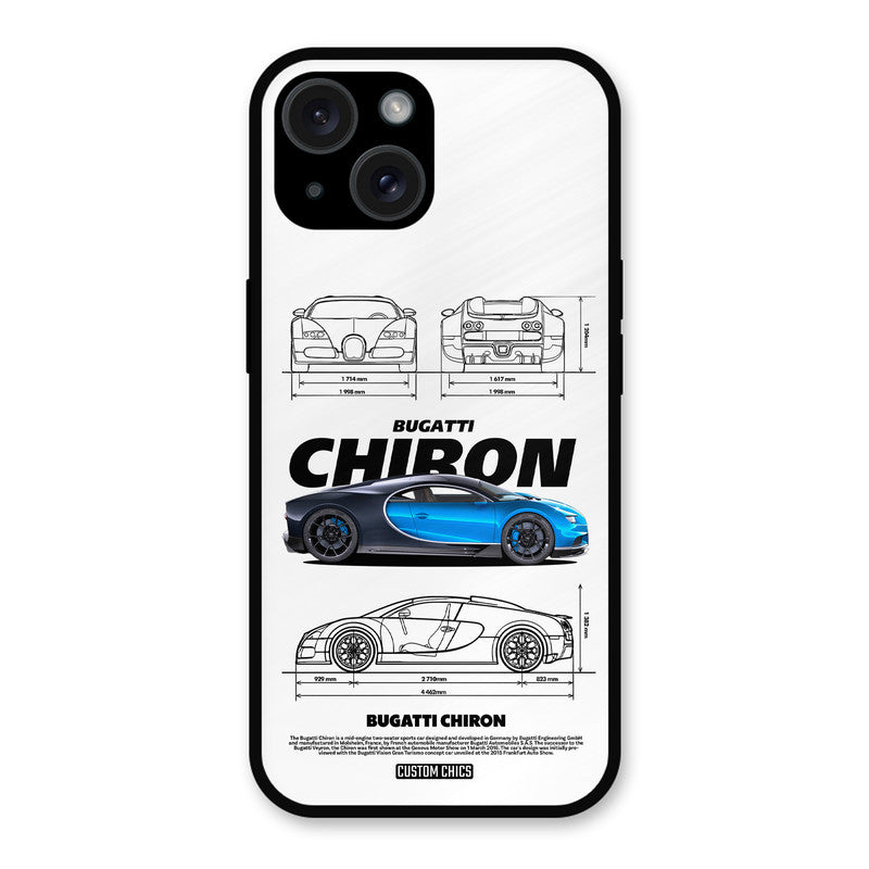 Blue Chiron iPhone 15 Plus Mobile Back Cover - Car&Bike PrintShield Case