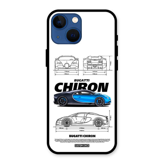 Blue Chiron iPhone 13 Mini Mobile Back Cover - Car&Bike PrintShield Case