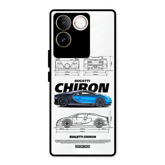 Blue Chiron Vivo T2 Pro Mobile Back Cover - Car&Bike PrintShield Case