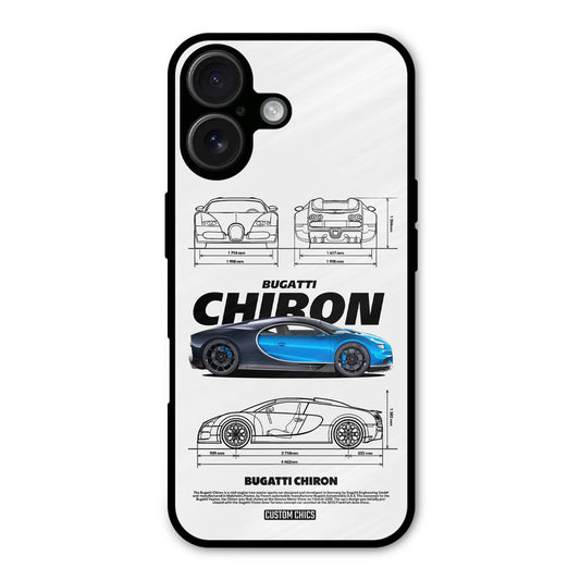 Blue Chiron iPhone 16 Plus Mobile Back Cover - Car&Bike PrintShield Case