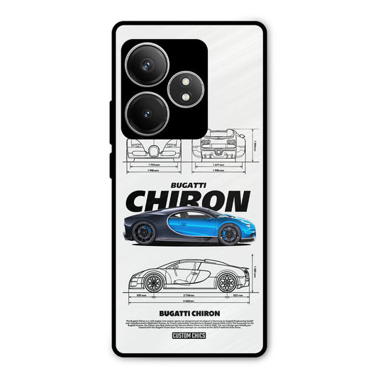 Blue Chiron Realme GT 6T Mobile Back Cover - Car&Bike PrintShield Case