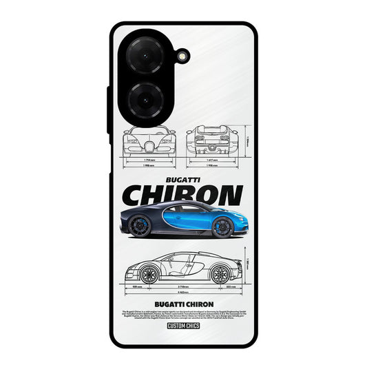Blue Chiron Poco C71 Mobile Back Cover - Car&Bike PrintShield Case