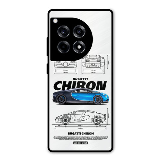 Blue Chiron OnePlus 12R Mobile Back Cover - Car&Bike PrintShield Case