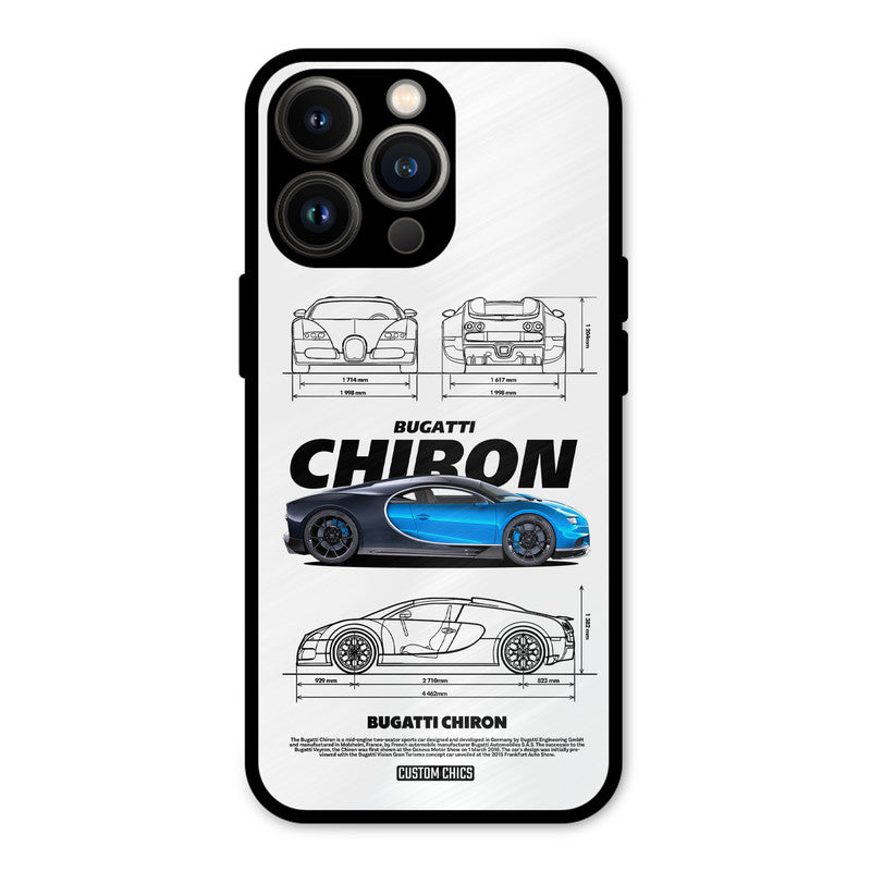 Blue Chiron iPhone 13 Pro Mobile Back Cover - Car&Bike PrintShield Case