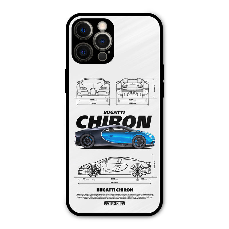 Blue Chiron iPhone 12 Pro Mobile Back Cover - Car&Bike PrintShield Case