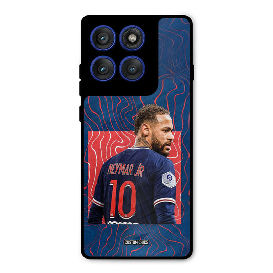 Blue Neymar Motorola Edge 60 Pro Mobile Back Cover - Sports PrintShield Case