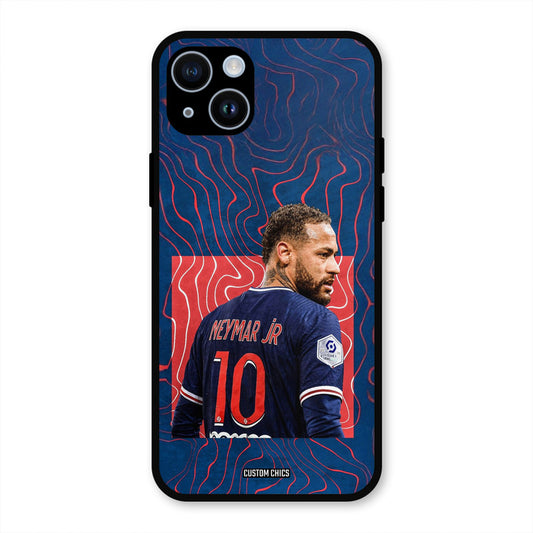 Blue Neymar  iPhone 14 Mobile Back Cover - Sports PrintShield Case