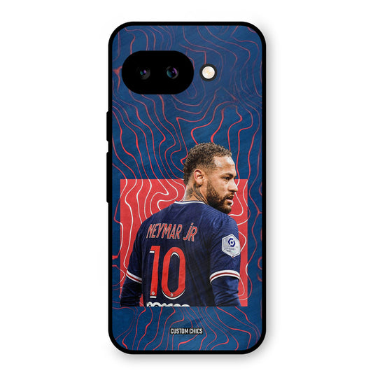 Blue Neymar Google Pixel 9A Mobile Back Cover - Sports PrintShield Case