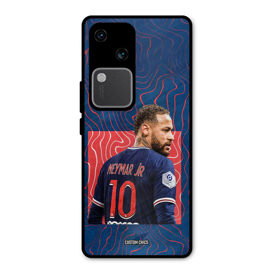 Blue Neymar Vivo V30 Mobile Back Cover - Sports PrintShield Case