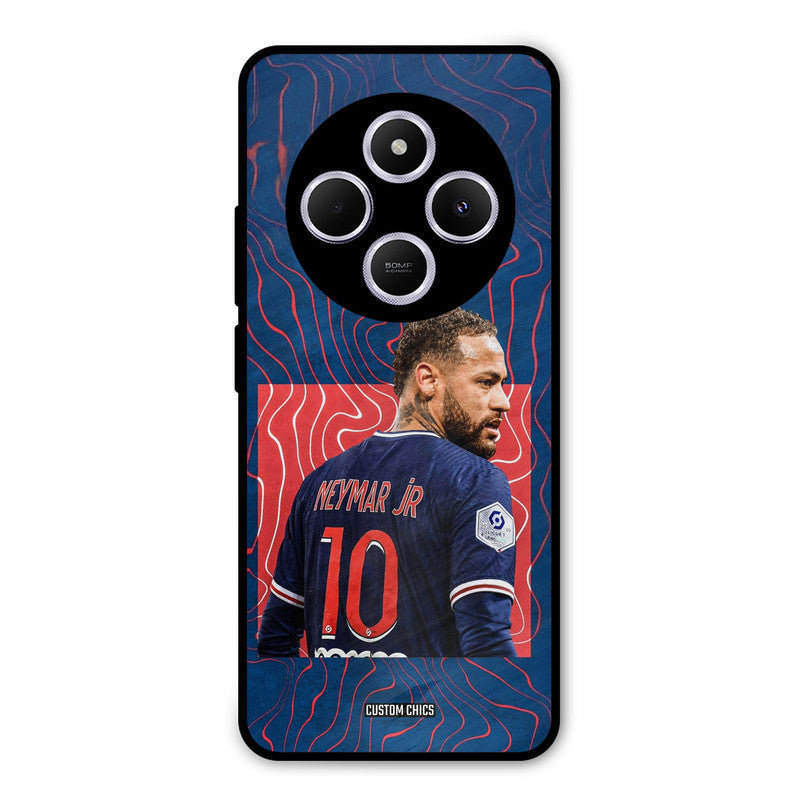Blue Neymar Poco M7 Mobile Back Cover - Sports PrintShield Case