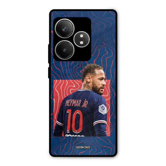 Blue Neymar Realme GT 6T Mobile Back Cover - Sports PrintShield Case