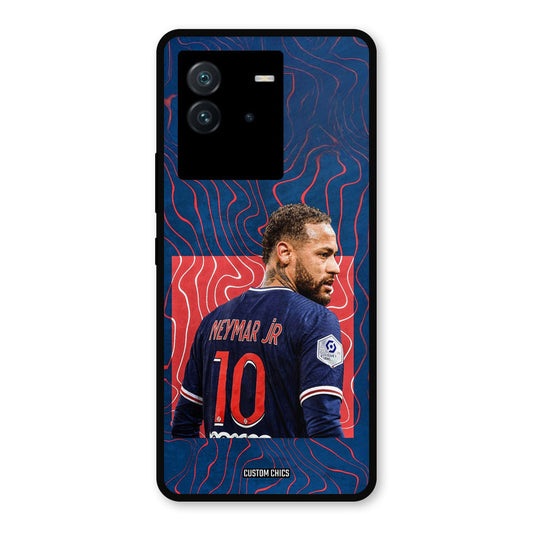 Blue Neymar iQoo Neo 6 Mobile Back Cover - Sports PrintShield Case