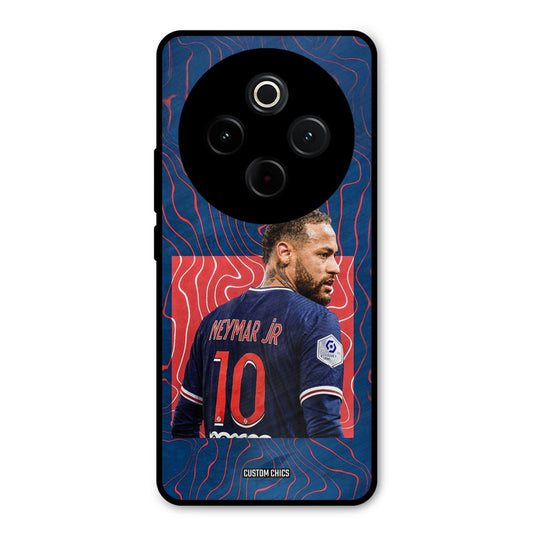 Blue Neymar iQoo Z10 Mobile Back Cover - Sports PrintShield Case