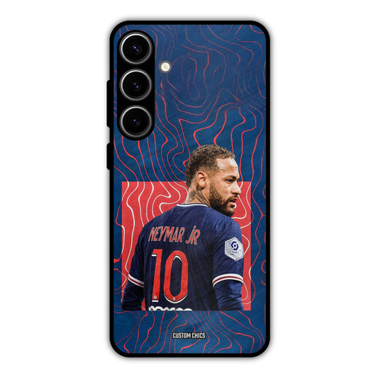 Blue Neymar Samsung Galaxy S24 Plus Mobile Back Cover - Sports PrintShield Case