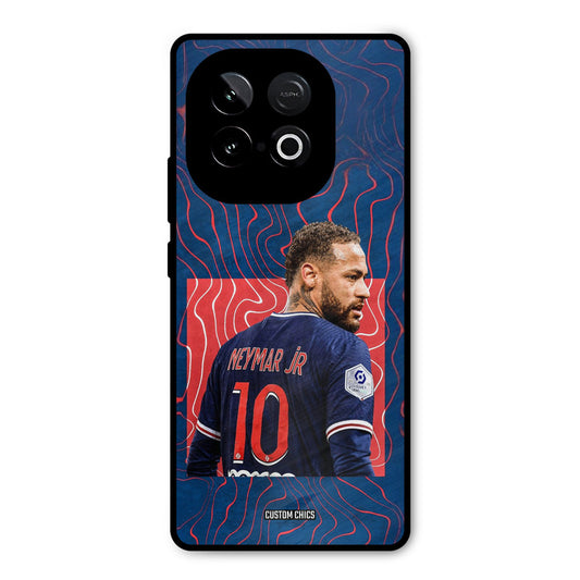 Blue Neymar iQOO Neo 10 Mobile Back Cover - Sports PrintShield Case