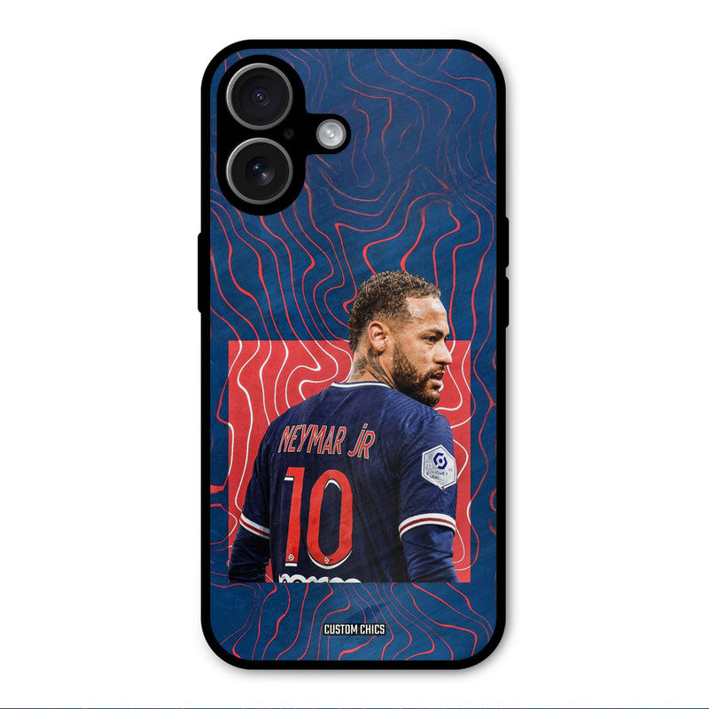 Blue Neymar iPhone 17 Mobile Back Cover - Sports PrintShield Case