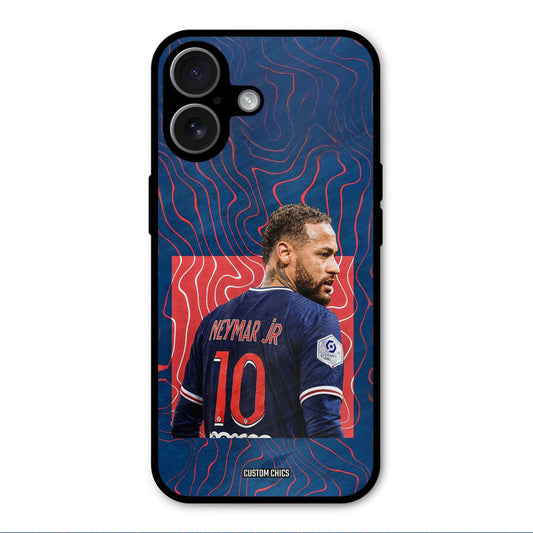 Blue Neymar iPhone 17 Mobile Back Cover - Sports PrintShield Case