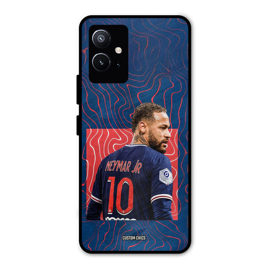 Blue Neymar Vivo Y75 5G Mobile Back Cover - Sports PrintShield Case