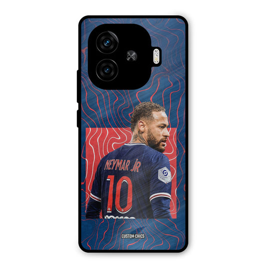 Blue Neymar iQoo Z9 Turbo Mobile Back Cover - Sports PrintShield Case