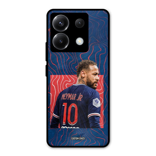 Blue Neymar Poco X6 Mobile Back Cover - Sports PrintShield Case