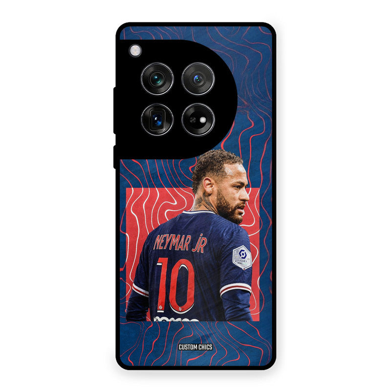 Blue Neymar OnePlus 12 Mobile Back Cover - Sports PrintShield Case