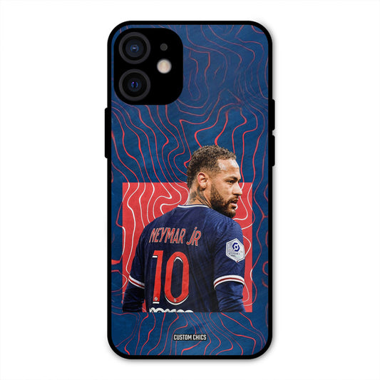 Blue Neymar iPhone 12 Mini Mobile Back Cover - Sports PrintShield Case