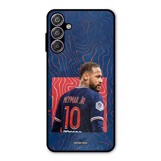 Blue Neymar Samsung Galaxy M15 Mobile Back Cover - Sports PrintShield Case
