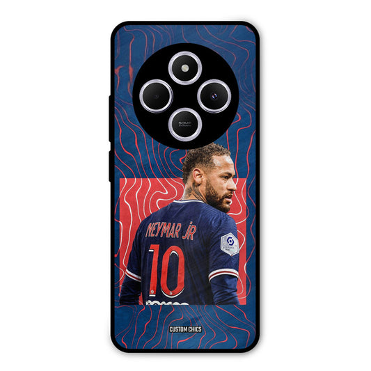 Blue Neymar Poco C75 Mobile Back Cover - Sports PrintShield Case