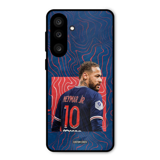 Blue Neymar Samsung Galaxy M56 Mobile Back Cover - Sports PrintShield Case