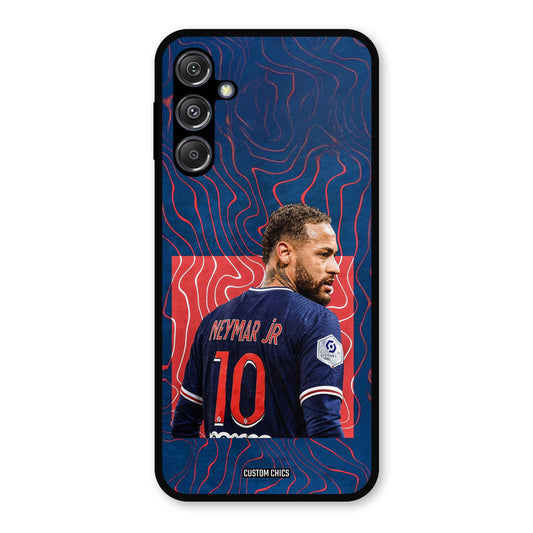 Blue Neymar Samsung Galaxy M34 5G Mobile Back Cover - Sports PrintShield Case