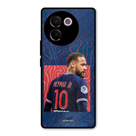 Blue Neymar Vivo V30e Mobile Back Cover - Sports PrintShield Case