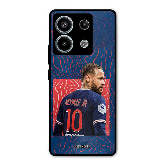 Blue Neymar Redmi Note 13 Pro 5G Mobile Back Cover - Sports PrintShield Case