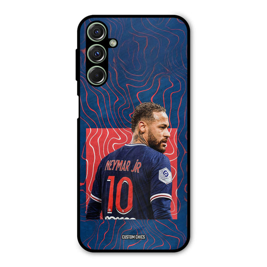 Blue Neymar Samsung Galaxy M34 Mobile Back Cover - Sports PrintShield Case