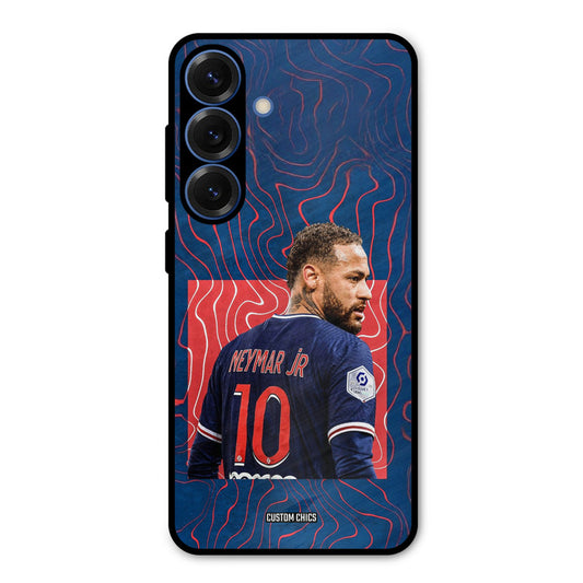 Blue Neymar Samsung Galaxy S25 Plus Mobile Back Cover - Sports PrintShield Case