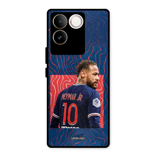 Blue Neymar iQOO Z7 Pro Mobile Back Cover - Sports PrintShield Case