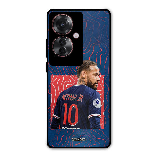 Blue Neymar Oppo F25 Pro Mobile Back Cover - Sports PrintShield Case