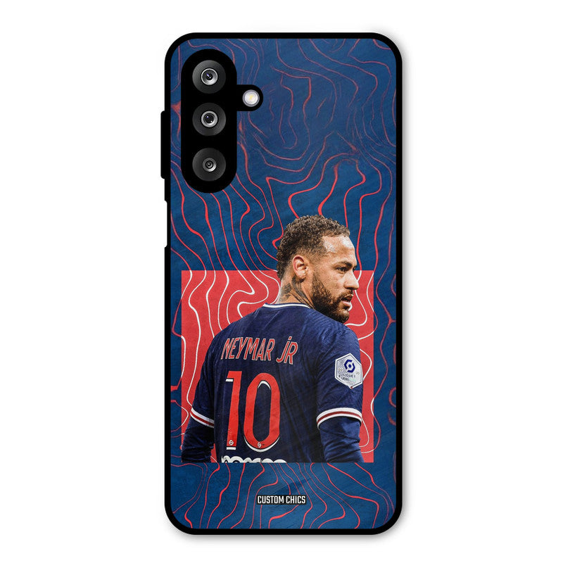 Blue Neymar Samsung Galaxy M36 Mobile Back Cover - Sports PrintShield Case