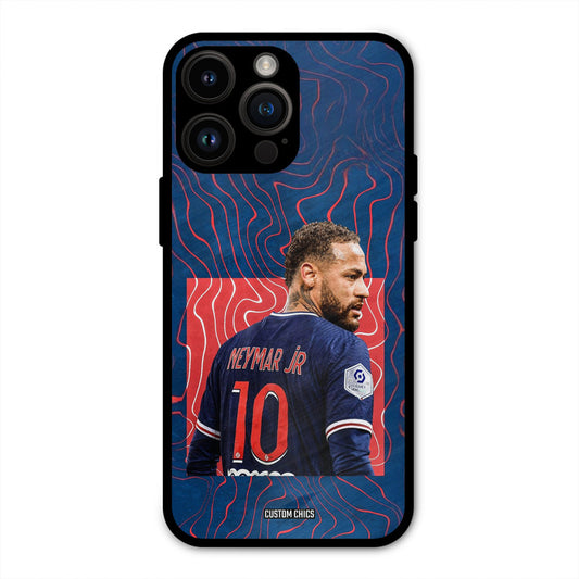 Blue Neymar  iPhone 14 Pro Max Mobile Back Cover - Sports PrintShield Case