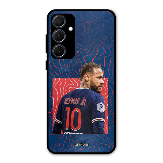 Blue Neymar Samsung Galaxy A35 5G Mobile Back Cover - Sports PrintShield Case