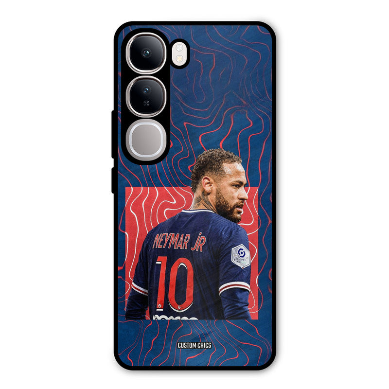 Blue Neymar Vivo Y300 Mobile Back Cover - Sports PrintShield Case
