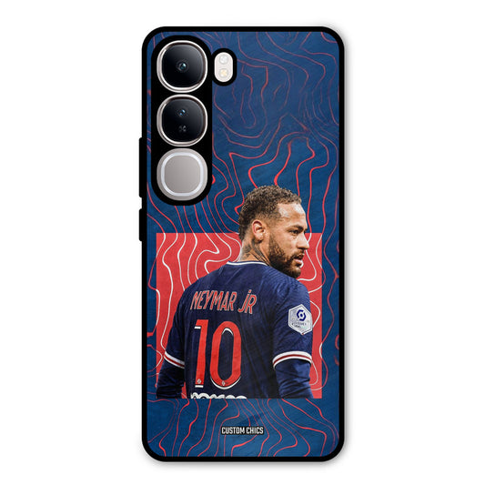 Blue Neymar Vivo Y300 Mobile Back Cover - Sports PrintShield Case
