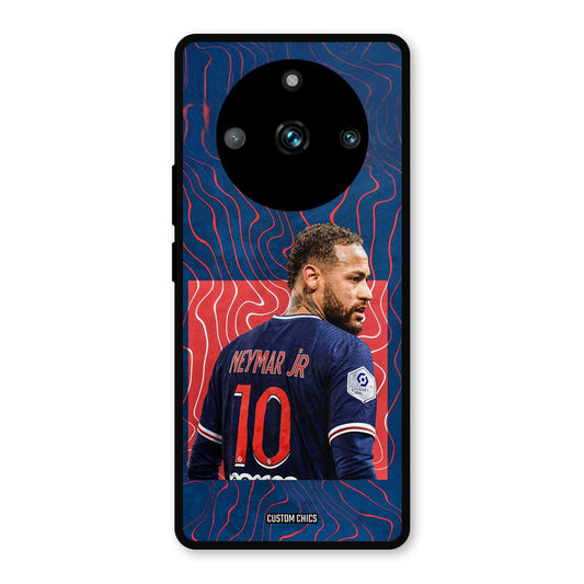 Blue Neymar Realme 11 Pro Plus Mobile Back Cover - Sports PrintShield Case