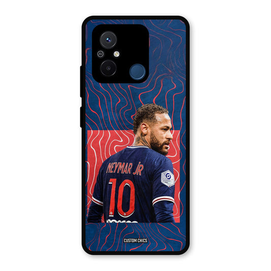 Blue Neymar Redmi 12c Mobile Back Cover - Sports PrintShield Case