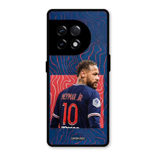 Blue Neymar OnePlus 11R Mobile Back Cover - Sports PrintShield Case